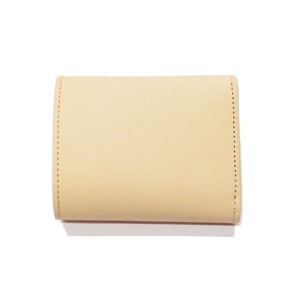 画像2: WILD SWANS(ワイルドスワンズ)ENO(イーノ)ミニ3つ折りウォレット"サドルプルアップ"/Natural(ナチュラル) (2)