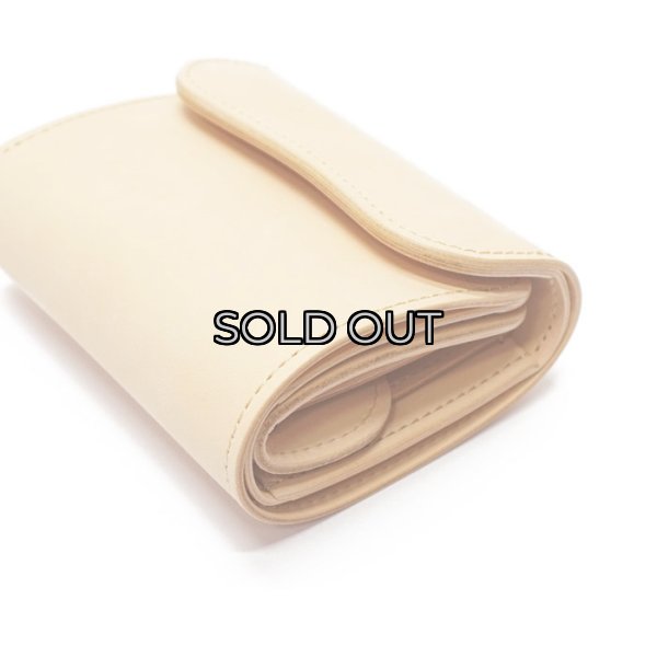 画像3: WILD SWANS（ワイルドスワンズ）ENO（イーノ）ミニ3つ折りウォレット"サドルプルアップ"/Natural（ナチュラル） (3)
