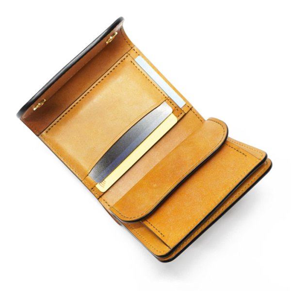 画像6: WILD SWANS(ワイルドスワンズ)ENO(イーノ)ミニ3つ折りウォレット"フルグレインブライドル"/London Colour(ロンドンカラー) (6)