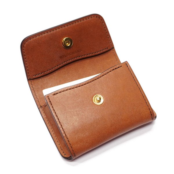 画像6: WILD SWANS(ワイルドスワンズ)ARTHUR(アーサー)マルチカードケース"フルグレインブライドル"/Dark Stain(ダークステイン) (6)