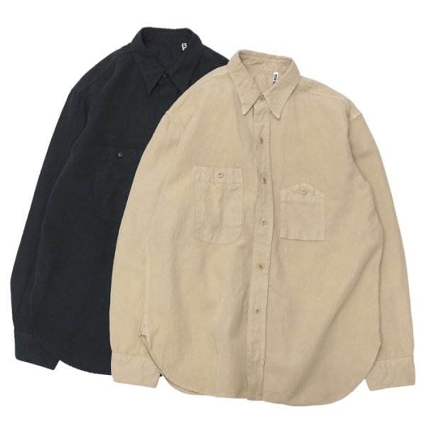画像8: KAPTAIN SUNSHINE（キャプテンサンシャイン）Work Shirt（ワークシャツ） / Khaki（カーキ）※36サイズのみ (8)