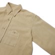 画像7: KAPTAIN SUNSHINE（キャプテンサンシャイン）Work Shirt（ワークシャツ）FINX LINEN BOIL GABADINE/Khaki（カーキ）・Black（ブラック） (7)