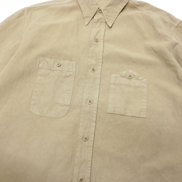 画像6: KAPTAIN SUNSHINE（キャプテンサンシャイン）Work Shirt（ワークシャツ） / Khaki（カーキ）※36サイズのみ (6)