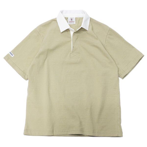 画像1: BARBARIAN（バーバリアン）カジュアルラガーシャツショートスリーブ 8oz-NEW FIT-（SOLID）/Taupe（トープ） (1)