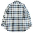 画像2: INDIVIDUALIZED SHIRTS（インディビジュアライズドシャツ）CABANA SHIRT（カバナシャツ）"COTTON LINEN"/Navy Plaid（ネイビー系チェック） (2)