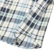 画像7: INDIVIDUALIZED SHIRTS（インディビジュアライズドシャツ）CABANA SHIRT（カバナシャツ）"COTTON LINEN"/Navy Plaid（ネイビー系チェック） (7)