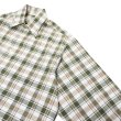 画像5: INDIVIDUALIZED SHIRTS（インディビジュアライズドシャツ）CABANA SHIRT（カバナシャツ）"COTTON LINEN"/Green Plaid（グリーン系チェック） (5)