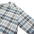 画像5: INDIVIDUALIZED SHIRTS（インディビジュアライズドシャツ）CABANA SHIRT（カバナシャツ）"COTTON LINEN"/Navy Plaid（ネイビー系チェック） (5)