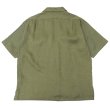 画像12: Nigel Cabourn（ナイジェル・ケーボン）OPEN COLLAR SHIRT（オープンカラーシャツ）Linen Twill/Off White（オフホワイト）・Beige（ベージュ）・Green（グリーン）・Charcoal（チャコールグレー） (12)