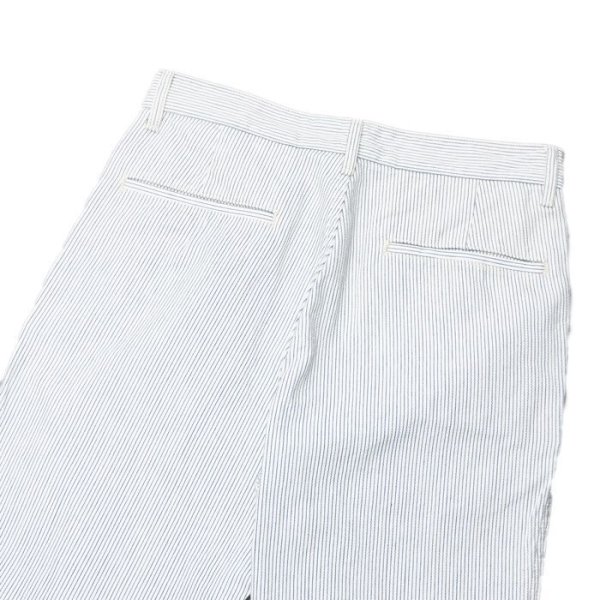 画像4: F.O.B FACTORY（エフオービーファクトリー）CORDLANE WORK TROUSERS（コードレーンワークトラウザー）"HIGHCOUNT CORDLANE" / White（ホワイト）【裾上げ無料】 (4)