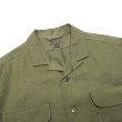 画像7: Nigel Cabourn（ナイジェル・ケーボン）OPEN COLLAR SHIRT（オープンカラーシャツ）LINEN TWILL/Off White（オフホワイト）・Beige（ベージュ）・Green（グリーン）・Charcoal（チャコールグレー） (7)