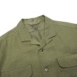 画像7: Nigel Cabourn（ナイジェル・ケーボン）OPEN COLLAR SHIRT（オープンカラーシャツ）Linen Twill/Off White（オフホワイト）・Beige（ベージュ）・Green（グリーン）・Charcoal（チャコールグレー） (7)