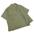 画像11: Nigel Cabourn（ナイジェル・ケーボン）OPEN COLLAR SHIRT（オープンカラーシャツ）LINEN TWILL/Off White（オフホワイト）・Beige（ベージュ）・Green（グリーン）・Charcoal（チャコールグレー） (11)