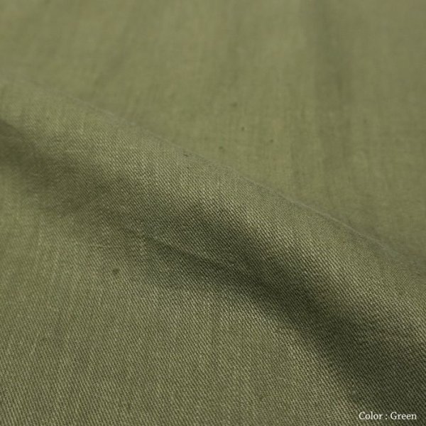 画像15: Nigel Cabourn(ナイジェル・ケーボン)OPEN COLLAR SHIRT(オープンカラーシャツ)"LINEN TWILL / 4Colors (全4色展開) (15)