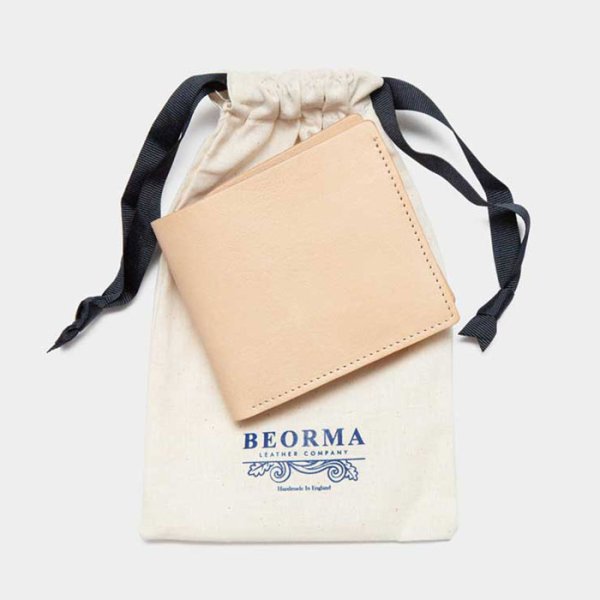 画像5: BEORMA(ベオーマ)BILLFOLD COIN WALLET(ビルフォールドコインウォレット)"NATUR LEATHER"/Natural(ナチュラル) (5)