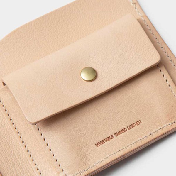 画像9: BEORMA(ベオーマ)BILLFOLD COIN WALLET(ビルフォールドコインウォレット)"NATUR LEATHER"/Natural(ナチュラル) (9)