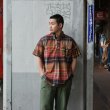 画像9: ENGINEERED GARMENTS（エンジニアードガーメンツ）Popover BD Shirt（ポップオーバーボタンダウンシャツ）"Cotton Big Plaid" / Red×Khaki（レッド×カーキ） (9)