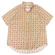 画像1: ENGINEERED GARMENTS（エンジニアードガーメンツ）Popover BD Shirt（ポップオーバーボタンダウンシャツ）"Cotton Floral Lawn" / Orange×Green（グリーン×オレンジ） (1)