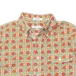 画像3: ENGINEERED GARMENTS（エンジニアードガーメンツ）Popover BD Shirt（ポップオーバーボタンダウンシャツ）"Cotton Floral Lawn" / Orange×Green（グリーン×オレンジ） (3)