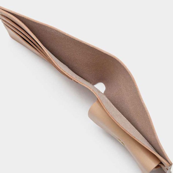 画像7: BEORMA(ベオーマ)BILLFOLD COIN WALLET(ビルフォールドコインウォレット)"NATUR LEATHER"/Natural(ナチュラル) (7)