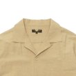 画像8: A VONTADE（アボンタージ）Open Collar Shirts（オープンカラーシャツ）Cotton Linen Chambray/Ecru（エクリュ）・Beige（ベージュ）・Sumi（スミクロ） (8)