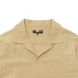 画像8: *A VONTADE（アボンタージ）Open Collar Shirts（オープンカラーシャツ）Cotton Linen Chambray/Ecru（エクリュ）・Beige（ベージュ）・Black（ブラック） (8)