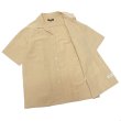 画像12: *A VONTADE（アボンタージ）Open Collar Shirts（オープンカラーシャツ）Cotton Linen Chambray/Ecru（エクリュ）・Beige（ベージュ）・Black（ブラック） (12)