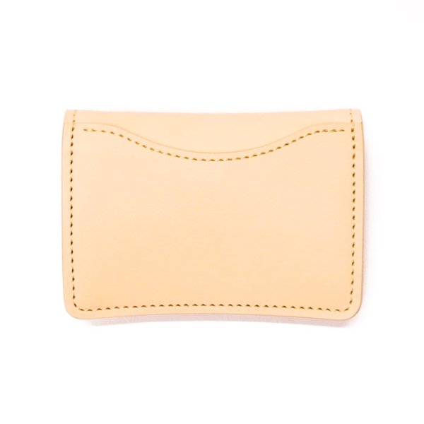 画像2: WILD SWANS(ワイルドスワンズ)TONGUE(タング)マルチコインケース/ナチュラル"サドルプルアップ"×キャメル"ブッテーロ" (2)