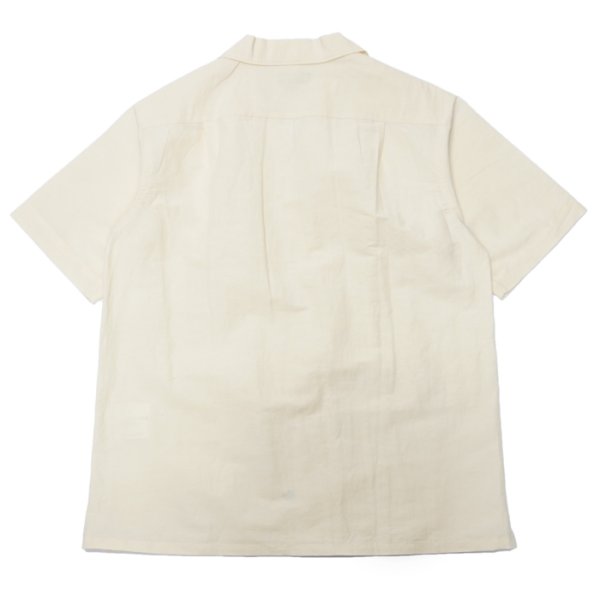 画像3: *A VONTADE(アボンタージ)Open Collar Shirts(オープンカラーシャツ)Cotton Linen Chambray/Ecru(エクリュ)・Beige(ベージュ)・Black(ブラック) (3)