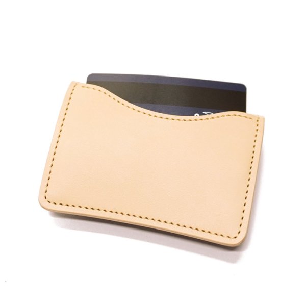 画像8: WILD SWANS(ワイルドスワンズ)TONGUE(タング)マルチコインケース/ナチュラル"サドルプルアップ"×キャメル"ブッテーロ" (8)