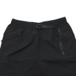 画像3: GRAMICCI（グラミチ）NYLON PACKABLE G-SHORT（ナイロンパッカブルGショーツ）"Resycle Nylon" / Black（ブラック） (3)