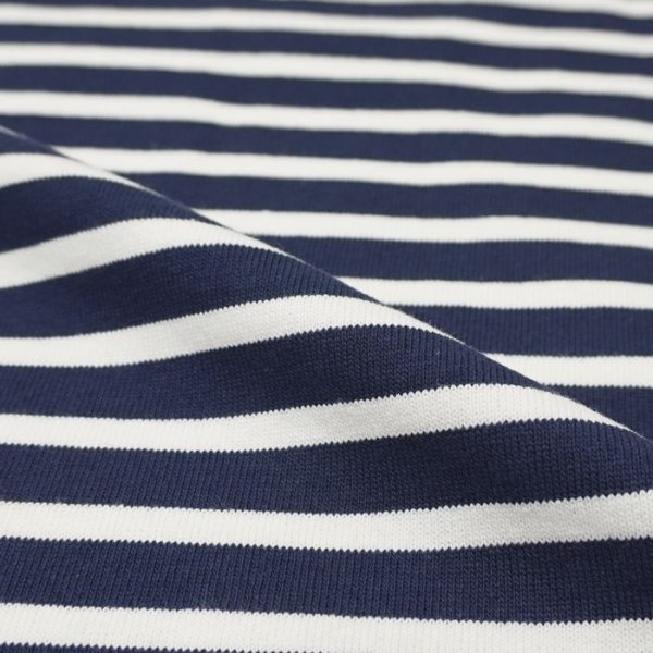 画像6: SAINT JAMES(セントジェームス)OUESSANT SHORT SLEEVE(ウエッソンショートスリーブ)"BORDER" / MARINE×NEIGE(マリン×ホワイト) (6)