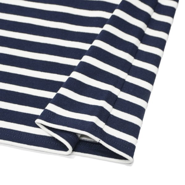 画像5: SAINT JAMES(セントジェームス)OUESSANT SHORT SLEEVE(ウエッソンショートスリーブ)"BORDER" / MARINE×NEIGE(マリン×ホワイト) (5)