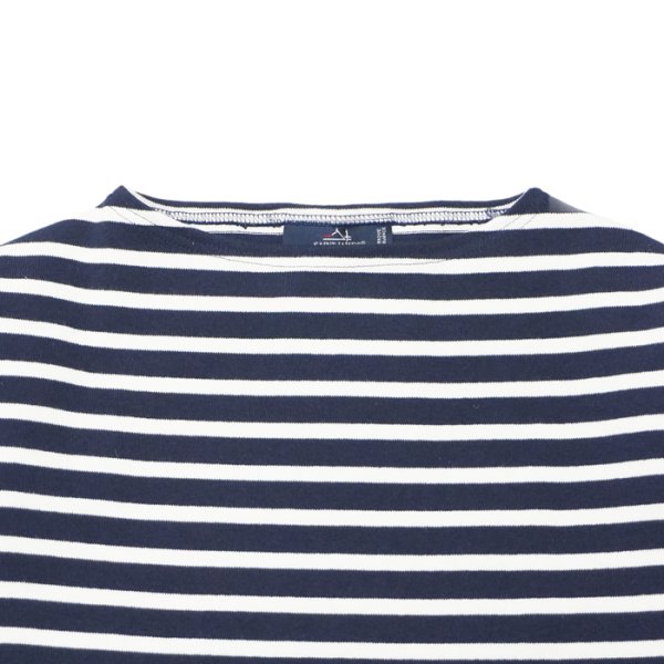 画像3: SAINT JAMES(セントジェームス)OUESSANT SHORT SLEEVE(ウエッソンショートスリーブ)"BORDER" / MARINE×NEIGE(マリン×ホワイト) (3)