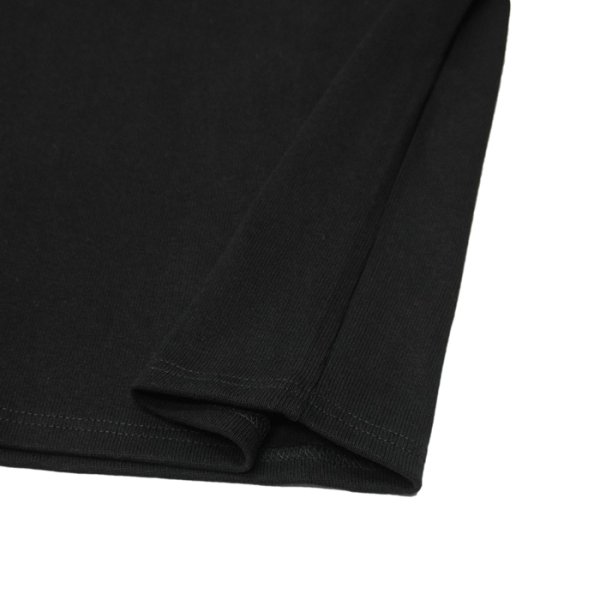 画像5: SAINT JAMES(セントジェームス)TEE LOOSE(五分袖ドロップショルダー)"Women” / NOIR(ブラック) (5)