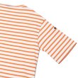 画像4: SAINT JAMES（セントジェームス）TEE LOOSE（五分袖ドロップショルダー）"Women” / NEIGE×ORANGE FLUO（ホワイト×ネオンオレンジ） (4)