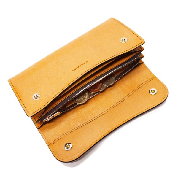 画像9: WILD SWANS(ワイルドスワンズ)WAVE(ウェイブ)ロングウォレット"フルグレインブライドル"/London Colour(ロンドンカラー) (9)