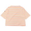 画像2: SAINT JAMES（セントジェームス）TEE LOOSE（五分袖ドロップショルダー）/NEIGE×ORANGE FLUO（ホワイト×ネオンオレンジ） (2)