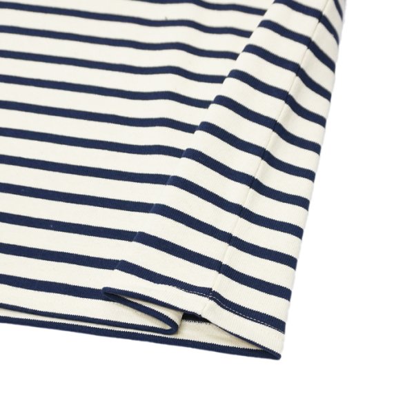 画像5: SAINT JAMES(セントジェームス)TEE LOOSE(五分袖ドロップショルダー)"BORDER" / ECRU×MARINE(キナリ×マリン) (5)