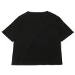 画像1: SAINT JAMES（セントジェームス）TEE LOOSE（五分袖ドロップショルダー）/NOIR（ブラック） (1)