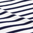 画像6: SAINT JAMES（セントジェームス）TEE LOOSE（五分袖ドロップショルダー）"Women” / NEIGE×MARINE（ホワイト×マリン） (6)