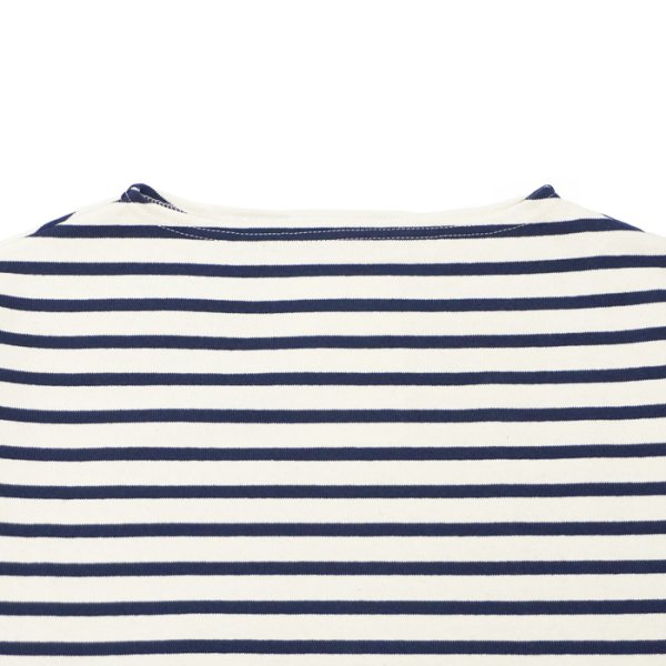 画像3: SAINT JAMES(セントジェームス)TEE LOOSE(五分袖ドロップショルダー)"BORDER" / ECRU×MARINE(キナリ×マリン) (3)