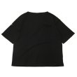 画像2: SAINT JAMES（セントジェームス）TEE LOOSE（五分袖ドロップショルダー）/ NOIR（ブラック） (2)