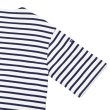 画像4: SAINT JAMES（セントジェームス）TEE LOOSE（五分袖ドロップショルダー）"Women” / NEIGE×MARINE（ホワイト×マリン） (4)