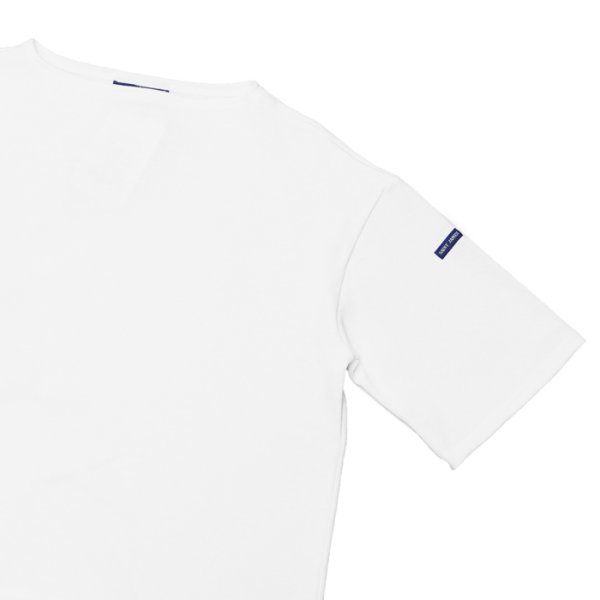 画像4: SAINT JAMES（セントジェームス）TEE LOOSE（五分袖ドロップショルダー）"SOLID" / NEIGE（ホワイト） (4)