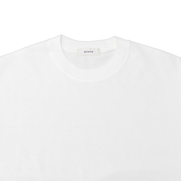 画像4: alvana（アルヴァナ）空紡 SHORT SLEEVE TEE SHIRTS（空紡ショートスリーブTシャツ）/White（ホワイト）・Leaf Pink（リーフピンク） (4)