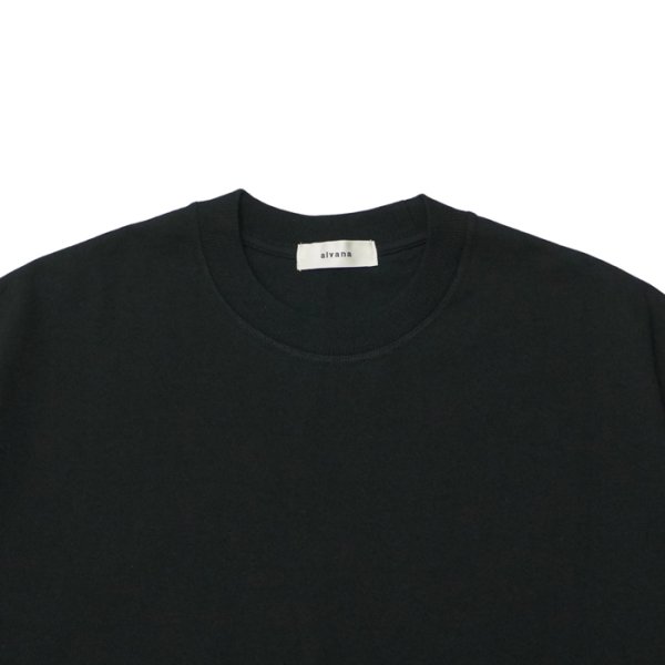 画像6: alvana(アルヴァナ)空紡 SHORT SLEEVE TEE SHIRTS(空紡ショートスリーブTシャツ)/Navy(ネイビー)・Black(ブラック) (6)