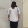 画像15: L.L.Bean（エルエルビーン）Union Short Sleeve Striped T-Shirt（ユニオンショートスリーブストライプTシャツ）-JAPAN EDITION-/White×Royal×Teal（ホワイト×ロイヤル×ティール）・Cream Yellow×Navy（クリームイエロー×ネイビー） (15)