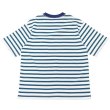 画像3: L.L.Bean（エルエルビーン）Union Short Sleeve Striped T-Shirt（ユニオンショートスリーブストライプTシャツ）-JAPAN EDITION-/White×Royal×Teal（ホワイト×ロイヤル×ティール）・Cream Yellow×Navy（クリームイエロー×ネイビー） (3)