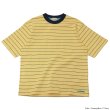 画像4: L.L.Bean（エルエルビーン）Union Short Sleeve Striped T-Shirt（ユニオンショートスリーブストライプTシャツ）-JAPAN EDITION-/White×Royal×Teal（ホワイト×ロイヤル×ティール）・Cream Yellow×Navy（クリームイエロー×ネイビー） (4)